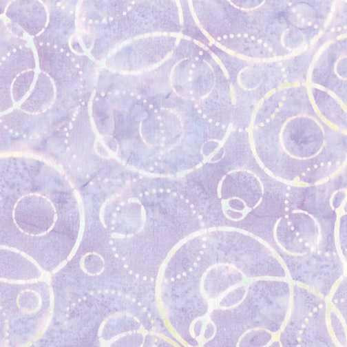 Benartex Fabric - Bali Adrift - Bubbles Lilac