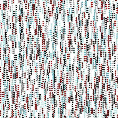 Benartex Fabric - Knitting Texture White