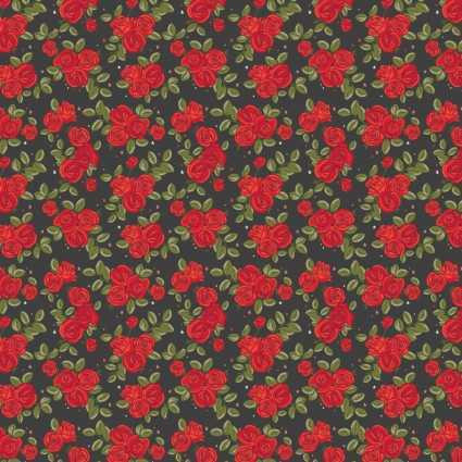Camelot Fabric - Tattoo Parlour Roses