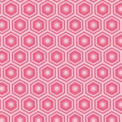 Camelot Fabric - Mixology Honeycomb - Geranium
