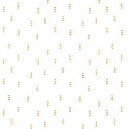 Camelot Fabric - Mixology Luxe - Triangulated - White & Gold