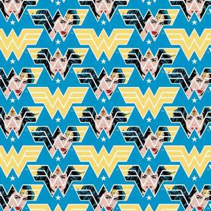 Camelot Fabric - Wonder Woman '84 - Blue