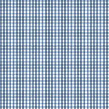 Maywood Studio Fabric - Lovely Bunch - Gingham Plaid Blue