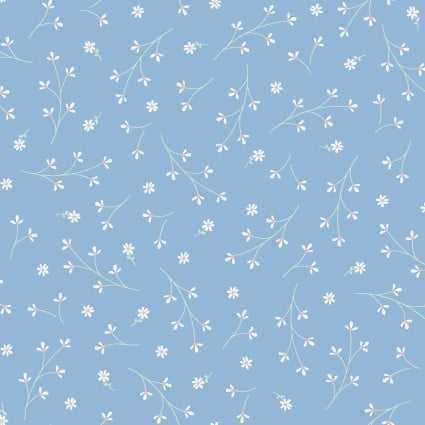 Maywood Studio Fabric - Pretty Petals - Blue