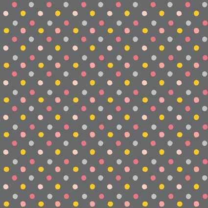 Studio E Fabric - Porkopolis - Dark Polka Dots