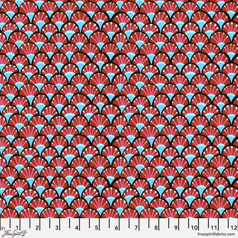 Free Spirit Fabric - Vivacious Fan Club - Caramel