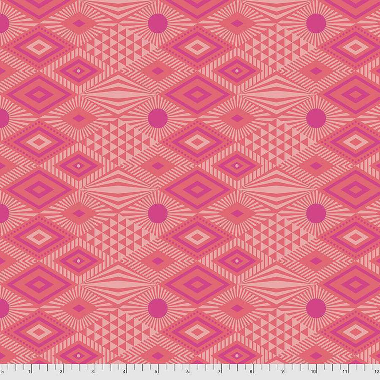 Free Spirit Fabric - Lucy - Dragonfruit || Pint-Sized Prints