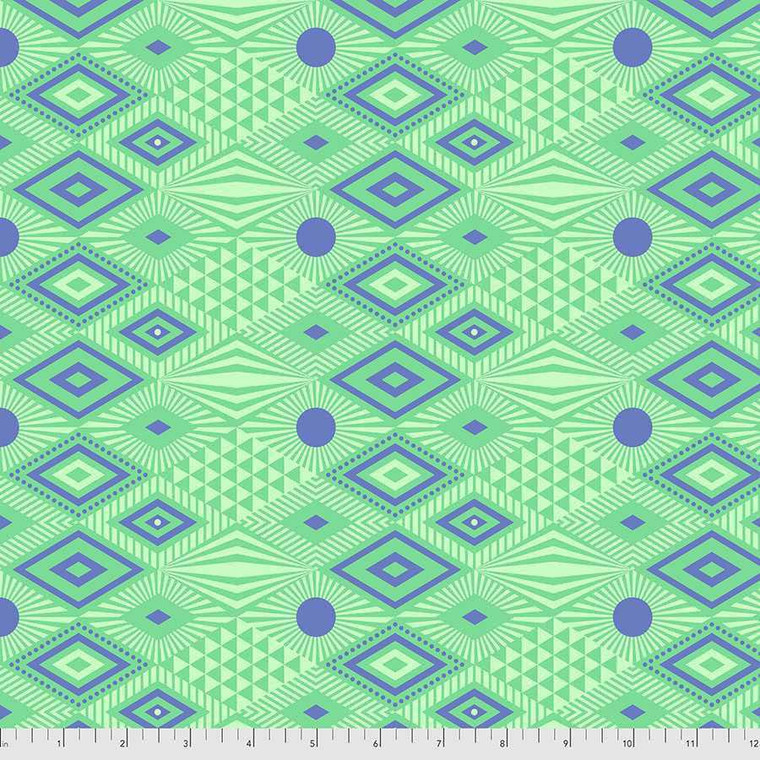 Free Spirit Fabric - Lucy - Lagoon || Pint_sized Prints
