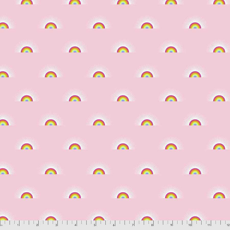 Free Spirit Fabric - Sundaze - Guava || Pint-Sized Prints