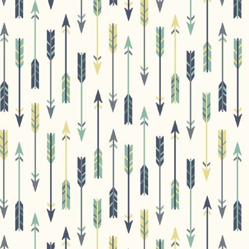 Michael Miller Fabric - Camp Arrows - Cream