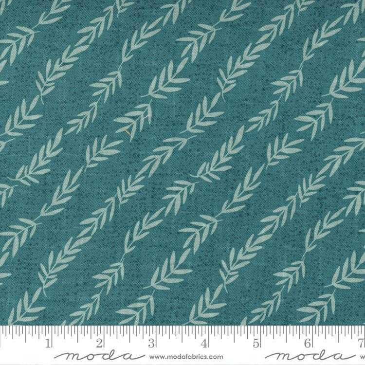 Moda Fabric - Songbook - Stripes - Dark Teal