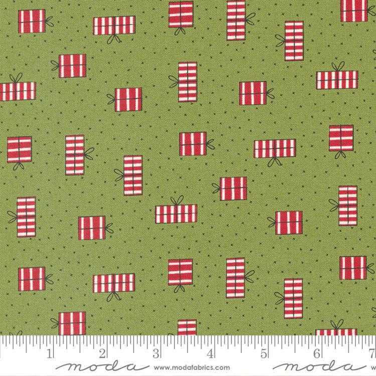 Moda Fabric - Blizzard - Presents Pine