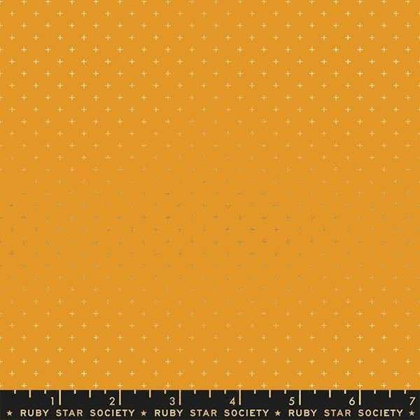 Ruby Star Society Fabric - Add It Up - Honey Metallic