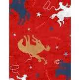 Wilmington Prints Fabric - Learning the Ropes - Bucking Horses