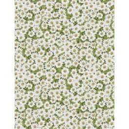 Wilmington Prints Fabric - Daisy Allover - Green