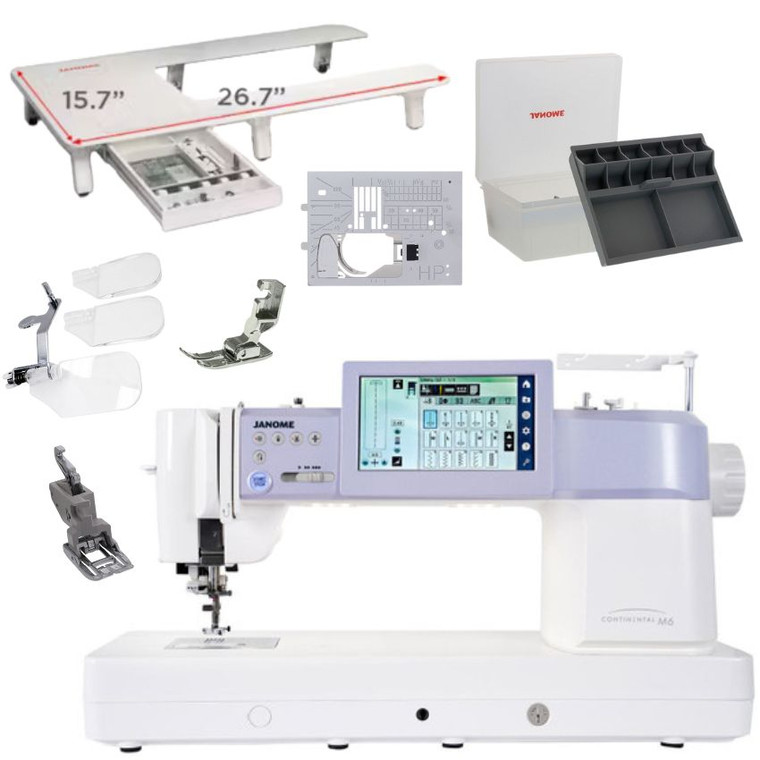 Janome Continental M6 Professional Sewing Machine with Premier Package