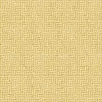 Benartex Fabric - Blushed Houndstooth - Buttercup