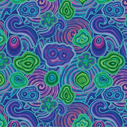 Contempo Fabric - Ganoderma Lake - Not Your Mama's Garden II