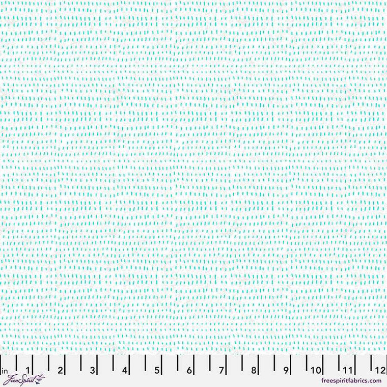 Free Spirit Fabric - Seeds - Aquamarine
