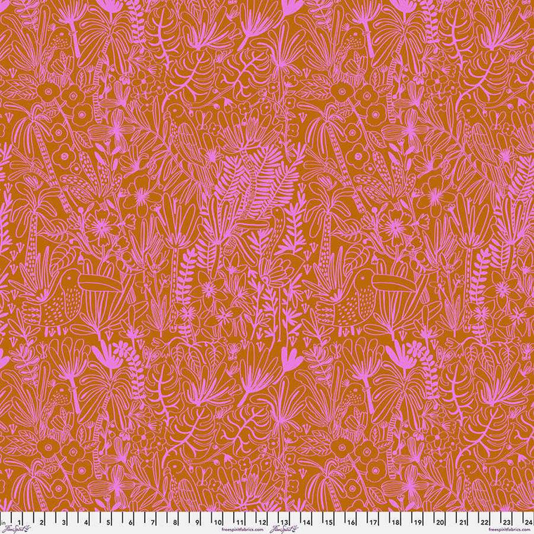 Free Spirit Fabric - Jungle - Hot || Harmony
