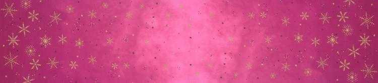 Moda Fabric - Ombre Flurries - Magenta Metallic
