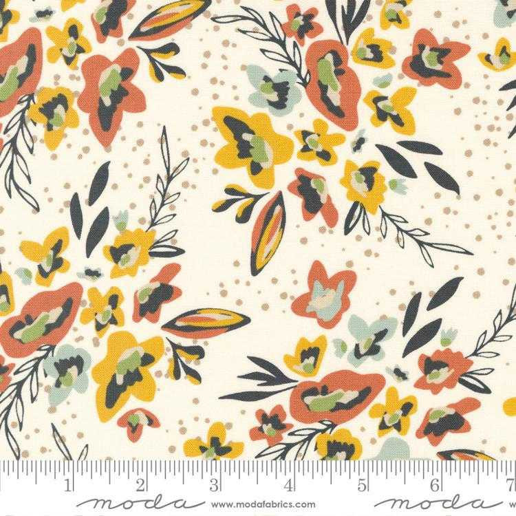 Moda Fabric - Dawn On The Prairie - Spray and Sprig - Unbleached