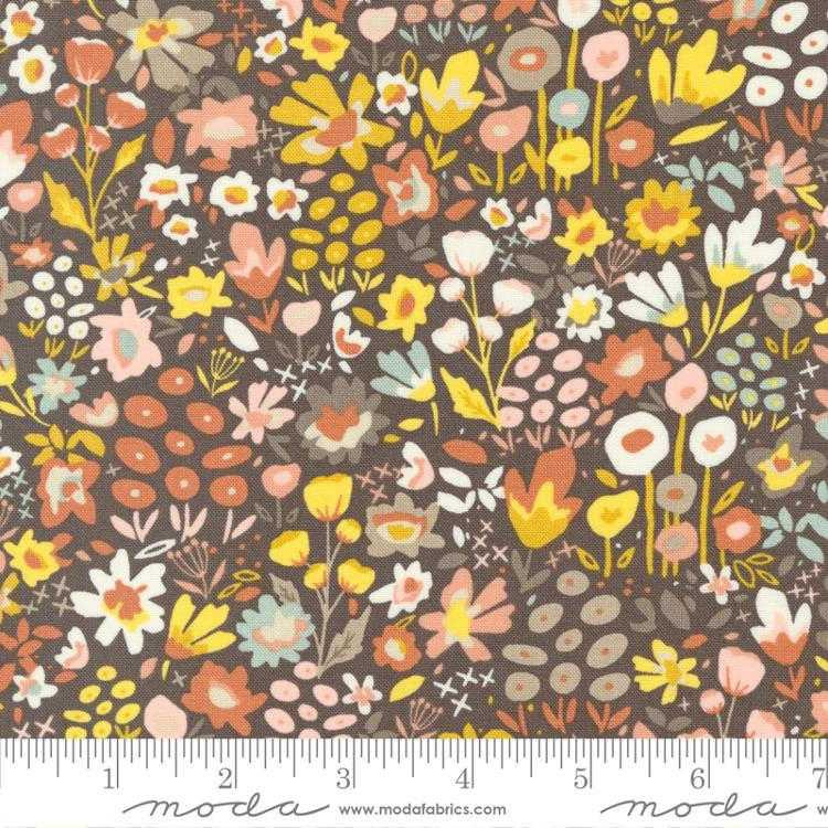 Moda Fabric - Dawn On The Prairie - Meadow Walk - Mud Pie