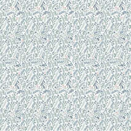 Poppie Cotton Fabric - Hide & Seek 23416 THE HAPPY BRIDE WHITE