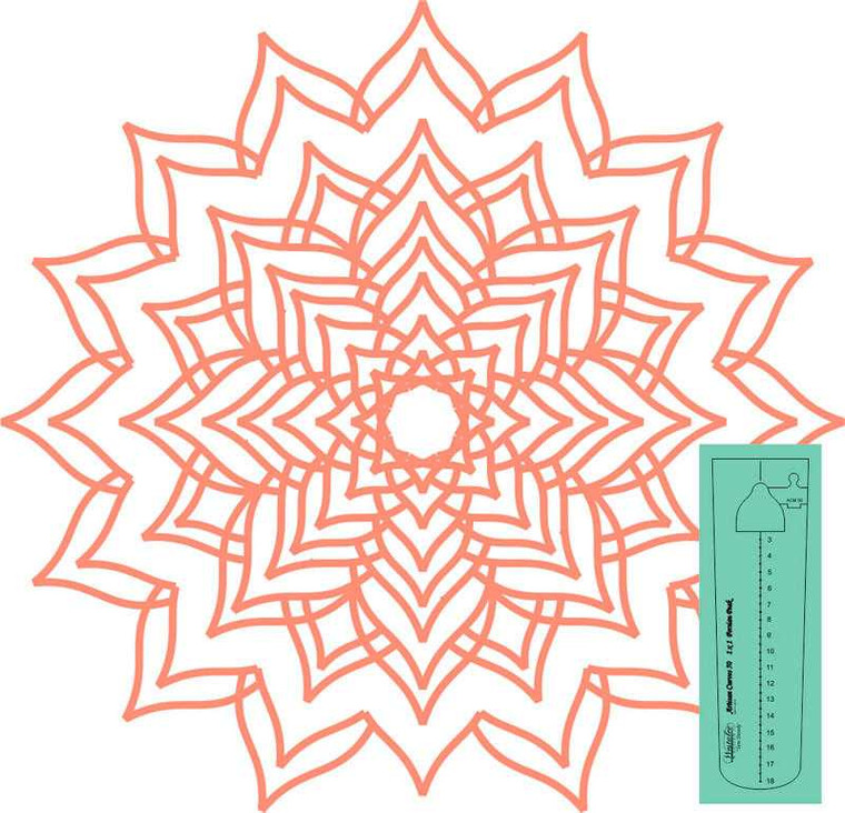 Sew Steady Westalee Design Artisan Curve Templates - Persian Peak