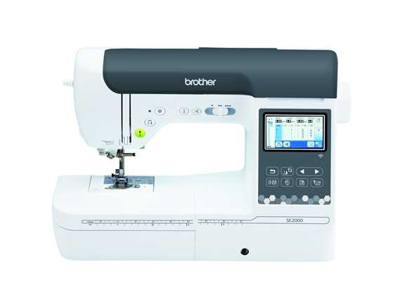 Brother SE2000 Combo Sewing and Embroidery Machine front view