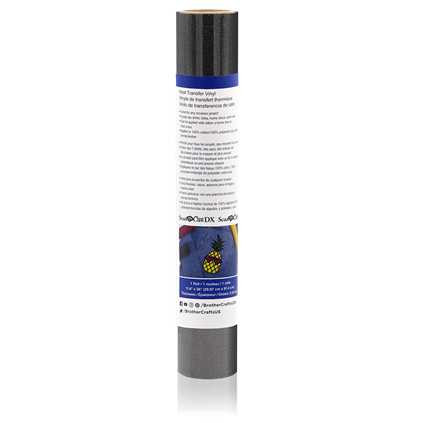 Brother CAHTVBLKG ScanNCut Heat Transfer Iron-On Vinyl - 3 ft. Roll in Black