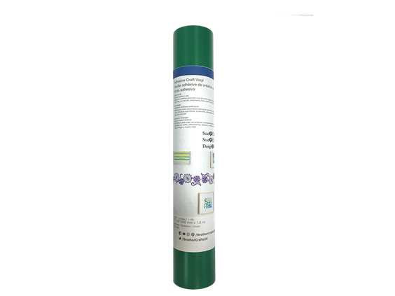 Brother CAVINYLGR ScanNCut Adhesive Craft Vinyl - 6 ft. Roll in Green