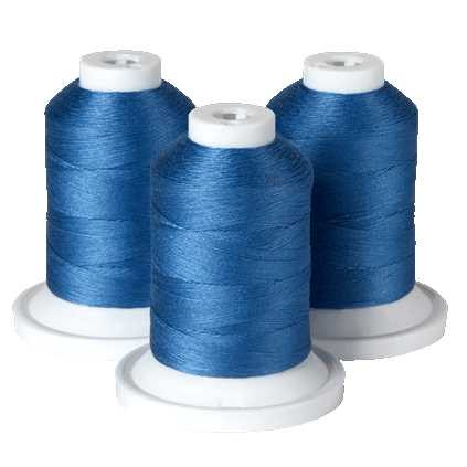 Brother Cotton Quilting Thread - 3 Pack, 400 Yards - Misty Blue