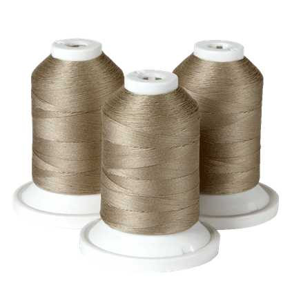 Brother Cotton Quilting Thread - 3 Pack, 400 Yards - Gray