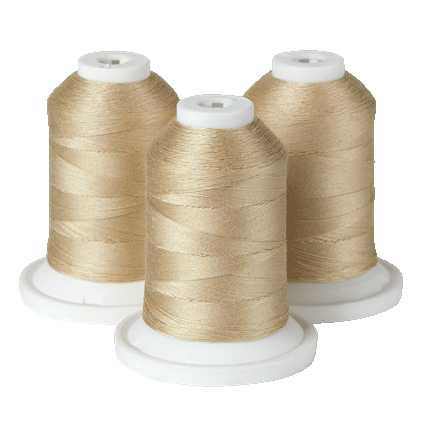 Brother Cotton Quilting Thread - 3 Pack, 400 Yards - Beige