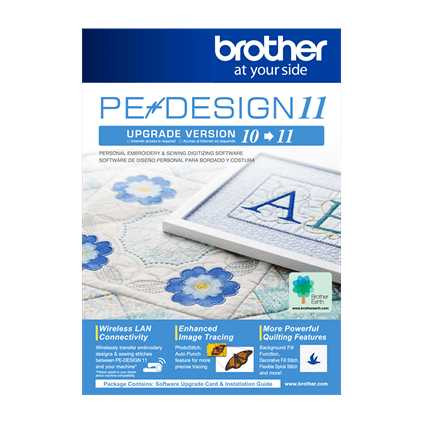 Brother SAVRPED11 Personal Embroidery and Sewing Digitizing Software Upgrade
