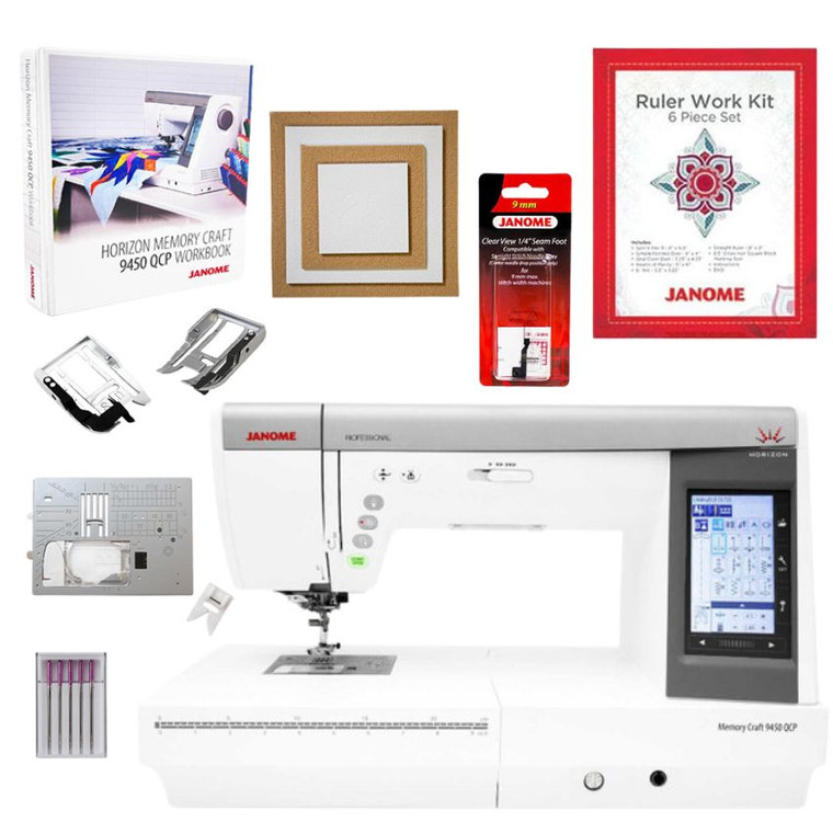 Janome Horizon MC9450QCP Sewing and Quilting Machine with Premier Package
