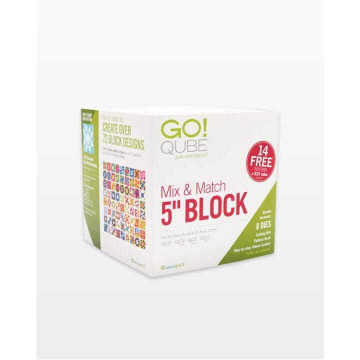AccuQuilt GO! Qube Mix & Match 5" Block