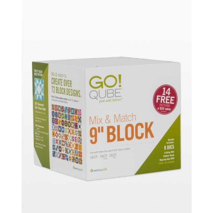 AccuQuilt GO! Qube Mix & Match 9" Block