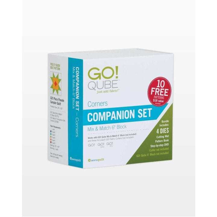 AccuQuilt GO! Qube 6" Companion Set - Corners
