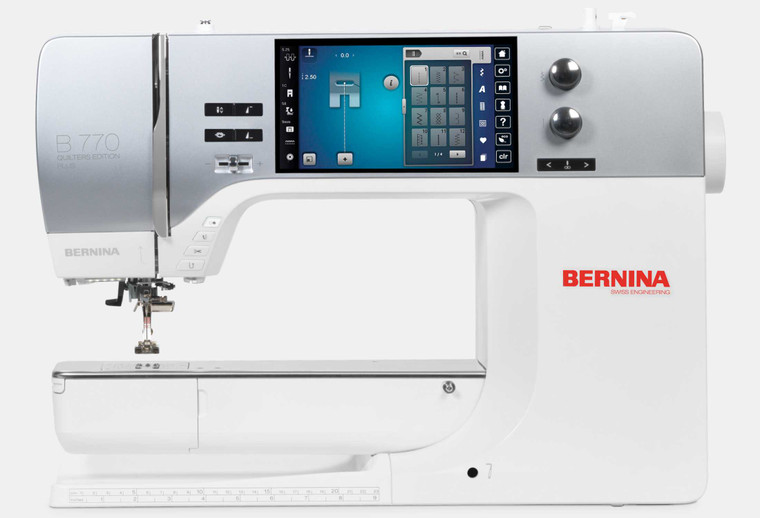 Bernina B770 QE Plus E Sewing Machine front view