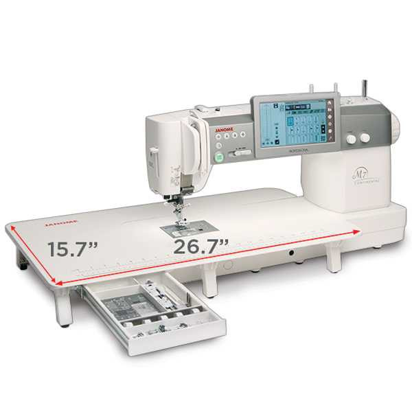 Janome Extension Table Continental M6, M7, M8 Premier Stitching