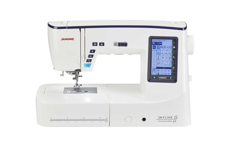 Janome Skyline S7 Anniversary Edition Premier Stitching front view