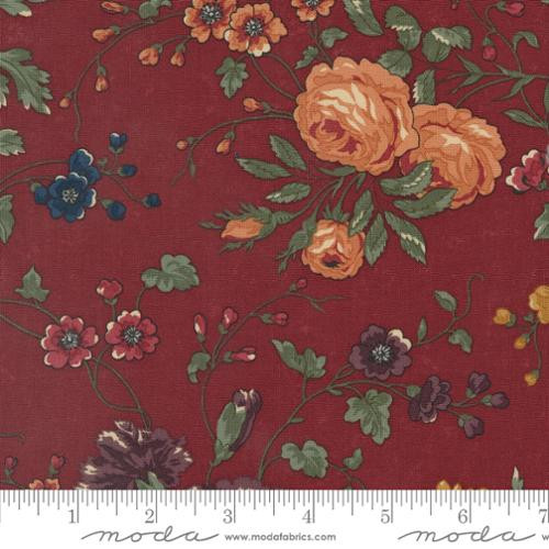 Moda Fabric - Daisy Lane My Garden Florals Carnation