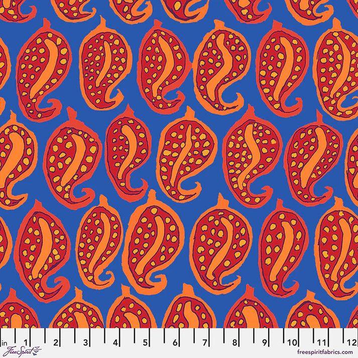 Kaffe Fassett Collective 2024 Pasha Paisley - Blue