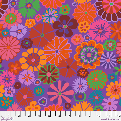Kaffe Fassett Collective 2024 Folk Flower - Red
