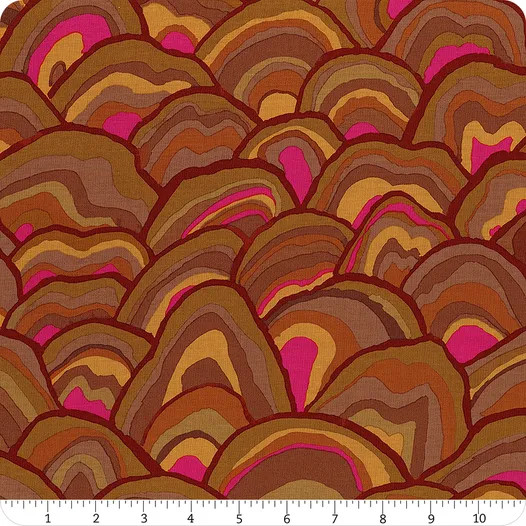 Kaffe Fassett Collective 2024 Wobble - Brown