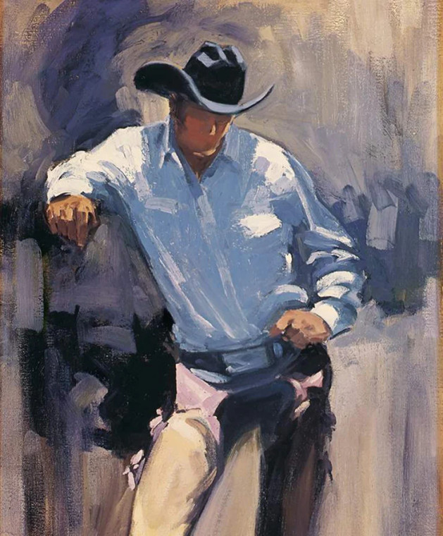 Back Of The Chutes Cowboy Panel - Riley Blake Designs