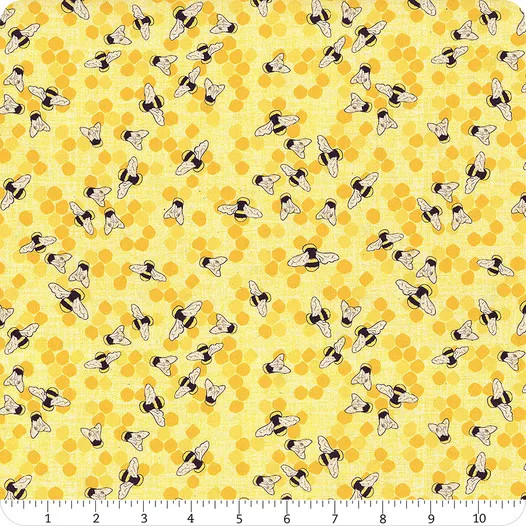 Bee Haven Bumble Honey - Benartex Fabric