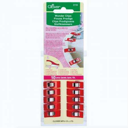 Clover Wonder Clips 10 Count Premier Stitching